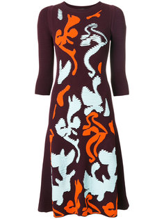 вязаное платье Contrast Baroque Versace