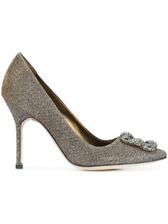 glittered Hangisi pumps Manolo Blahnik