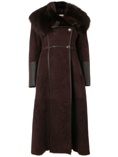 двубортное расклешенное пальто  Temperley London