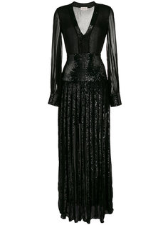 платье с панельным дизайном и пайетками Temperley London
