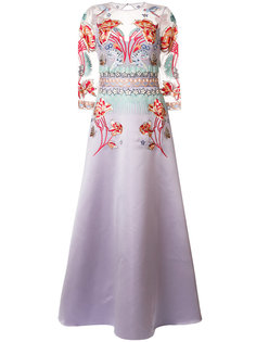 расклешенное платье Porcelain Temperley London