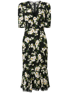 платье с цветочным рисунком Dolce & Gabbana