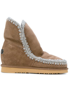 ботинки с простроченной окантовкой Mou