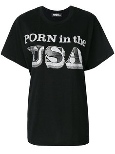 футболка Porn In The USA Jeremy Scott