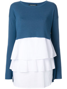 многослойный джемпер с оборками Twin-Set