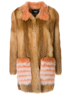свободное пальто  Fendi