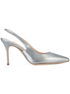 туфли с ремешком на пятке Manolo Blahnik