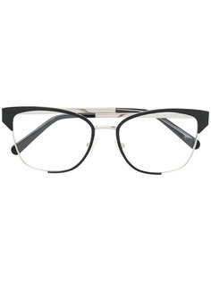half-rimmed glasses Salvatore Ferragamo Eyewear
