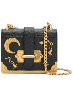 сумка Cahier с деталями в форме луны и звезд Prada
