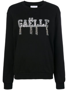 толстовка с вышитым слоганом Gaelle Bonheur