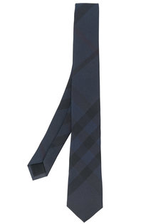 узкий галстук в клетку Burberry