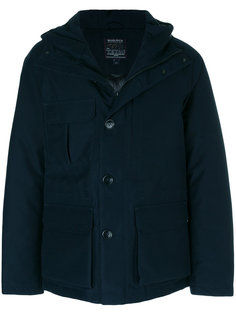 пуховик с капюшоном на молнии Woolrich
