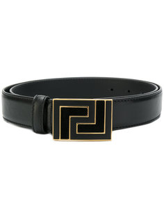 ремень с покрытой эмалью пряжкой Versace