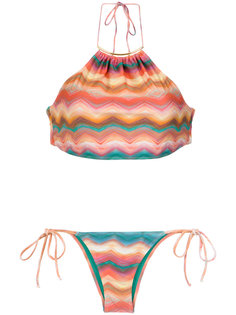 chevron print bikini set Brigitte