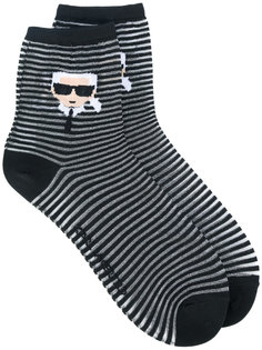 полосатые носки Ikonik Karl Lagerfeld