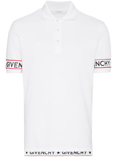 рубашка поло с логотипом на рукавах Givenchy