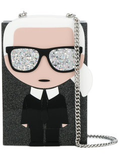 клатч Ikonik Karl Minaudiere Karl Lagerfeld