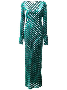 бархатное платье с глубоким вырезом Dvf Diane Von Furstenberg