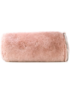 shearling wristlet bag Kara