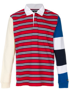 striped rugby shirt Stussy