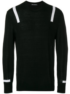 свитер с контрастными полосками Neil Barrett