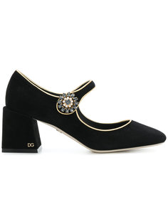 туфли Мэри Джейн на массивном каблуке Dolce & Gabbana