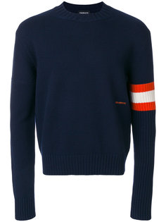 свитер с контрастными полосками на рукаве Calvin Klein 205W39nyc
