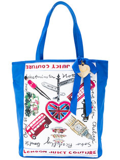 сумка-шоппер с принтом London Juicy Couture