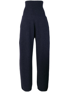 брюки в рубчик с завышенной талией  Stella McCartney