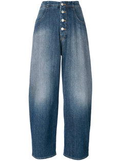 укороченные широкие джинсы  Mm6 Maison Margiela