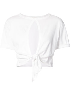 tied cut out T-shirt Jonathan Simkhai