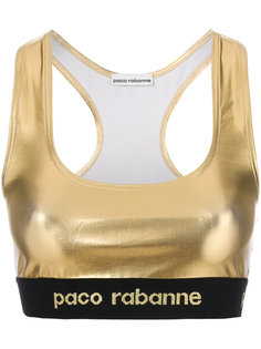 эластичный укороченный топ  Paco Rabanne