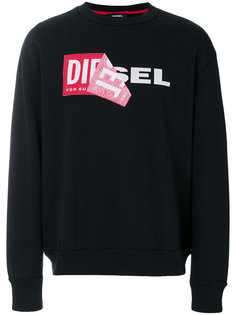 пуловер Samy с круглым вырезом и логотипом Diesel