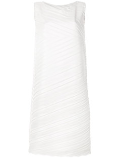 плиссированное платье-шифт Issey Miyake