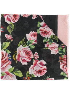 шарф с цветочным узором Dolce & Gabbana