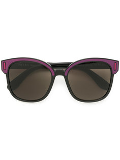 квадратные солнцезащитные очки дизайна "колор-блок" Prada Eyewear