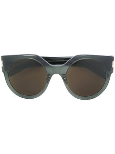 солнцезащитные очки с массивной оправой Saint Laurent Eyewear