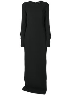 длинное платье с шлицей сбоку Tom Ford
