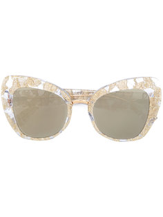 солнцезащитные очки с оправой "кошачий глаз" Dolce & Gabbana Eyewear
