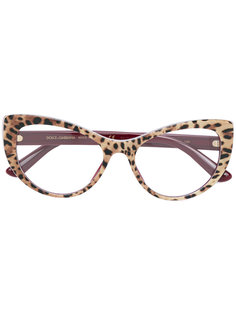 очки с оправой "кошачий глаз" Dolce & Gabbana Eyewear