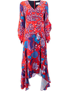 асимметричное платье с принтом Peter Pilotto