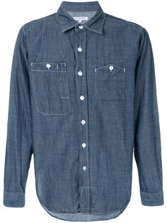 рубашка с контрастной строчкой Engineered Garments
