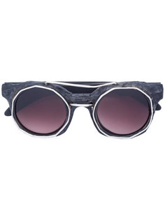 round framed sunglasses Kuboraum