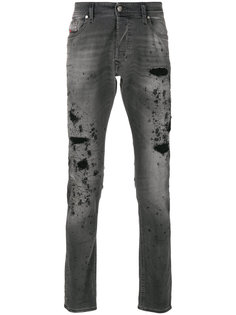 джинсы с потертой отделкой Tepphar  Diesel