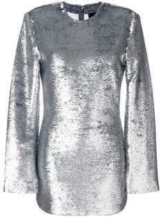 короткое платье с металлическим отблеском Rta