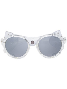 солнцезащитные очки в круглой оправе Moncler Eyewear