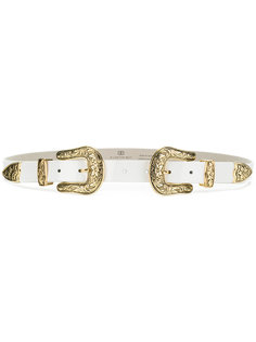 double buckle western belt  B-Low The Belt