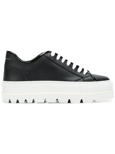 кроссовки на ребристой подошве Mm6 Maison Margiela