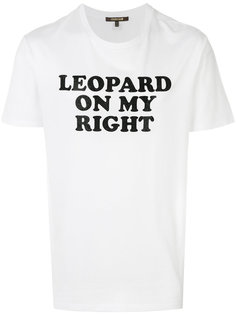 футболка Leopard On My Right Roberto Cavalli