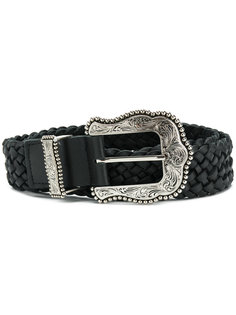 woven buckle belt B-Low The Belt